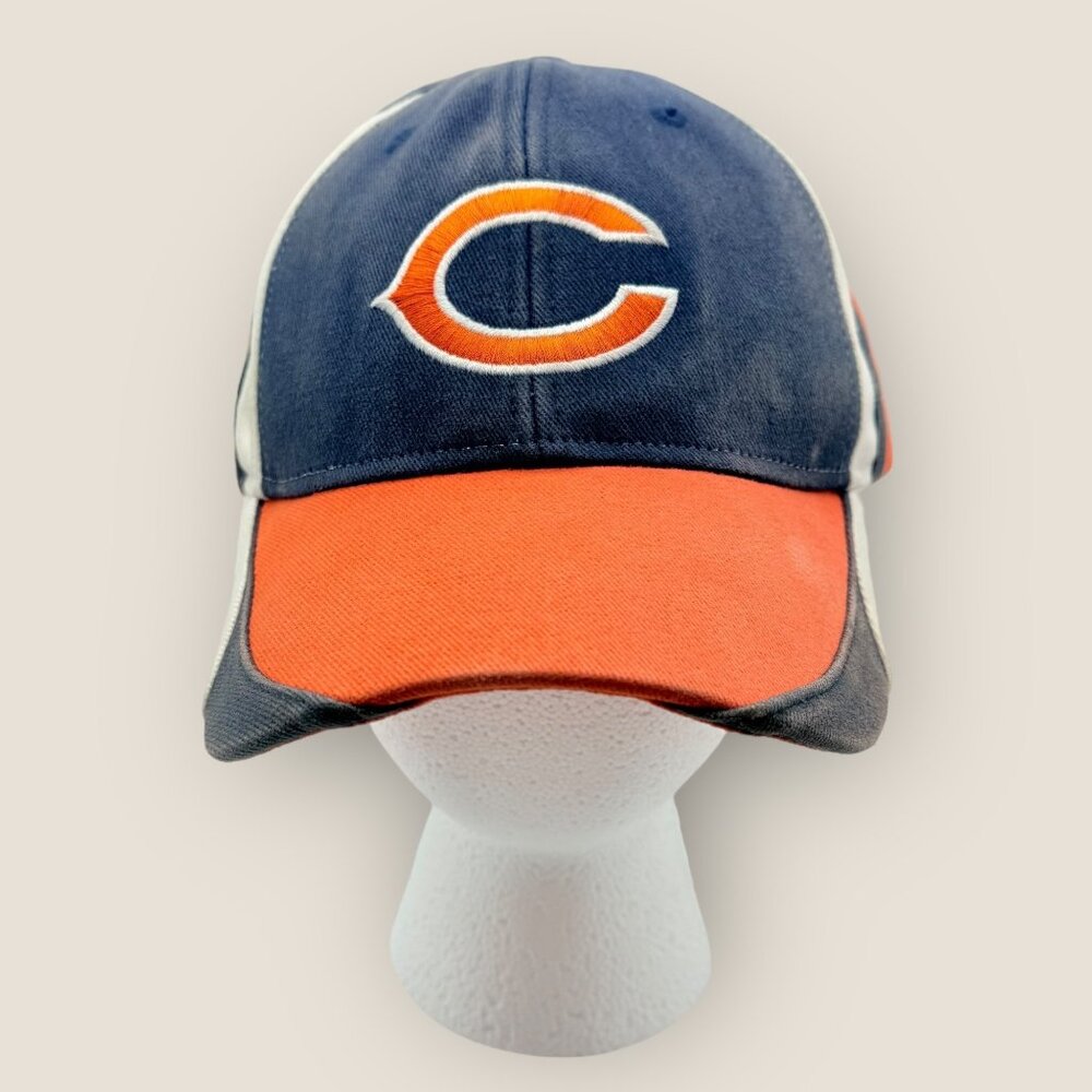 Chicago Bears NFL Adjustable Baseball Cap Navy Orange